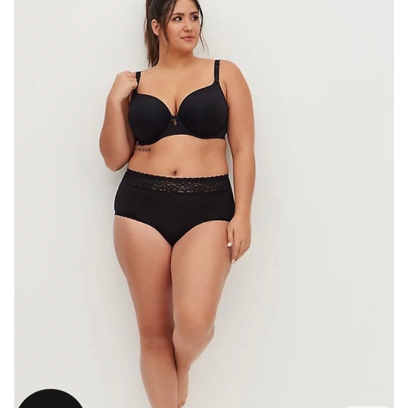 TORRID Curve Body Black Lightly Lined T-shirt Bra Size 50B - Picture 5 of 16